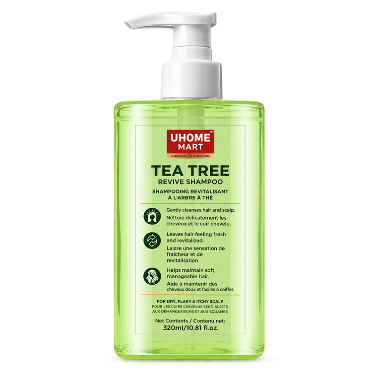 UHOME MART Tea Tree Revive Shampoo, 320mL