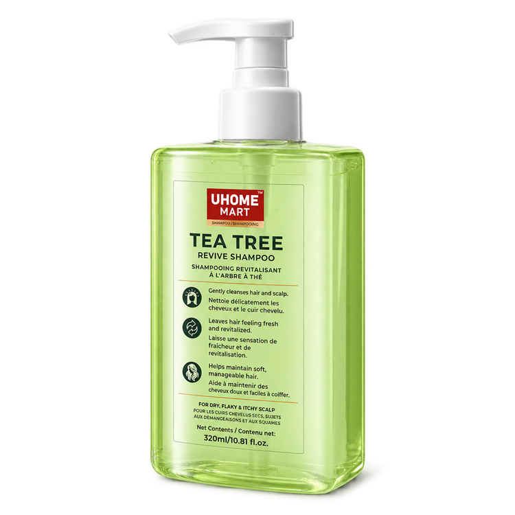 UHOME MART Tea Tree Revive Shampoo, 320mL