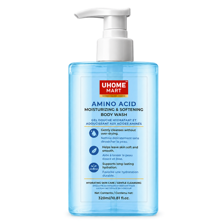 UHOME MART Amino Acid Moisturizing Body Wash, 320mL