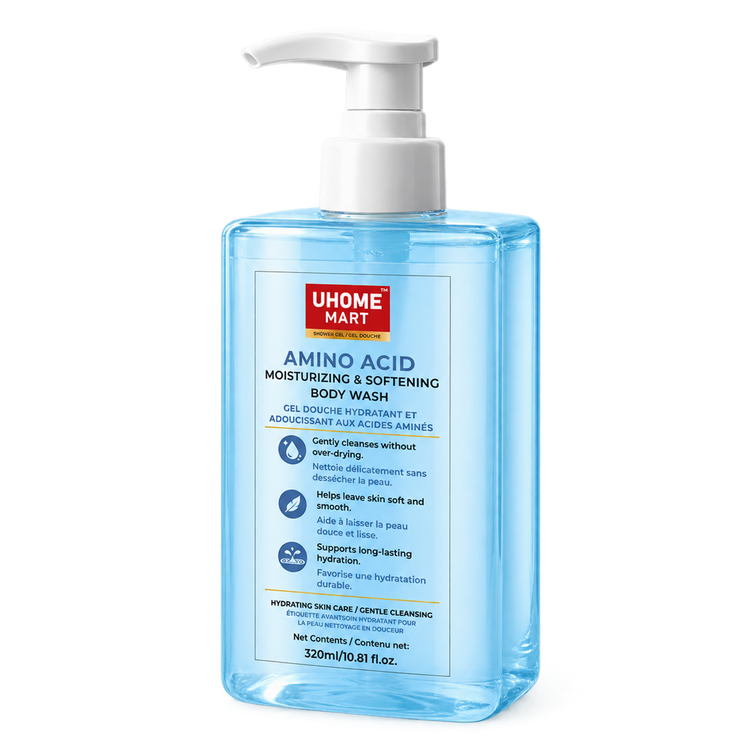 UHOME MART Amino Acid Moisturizing Body Wash, 320mL